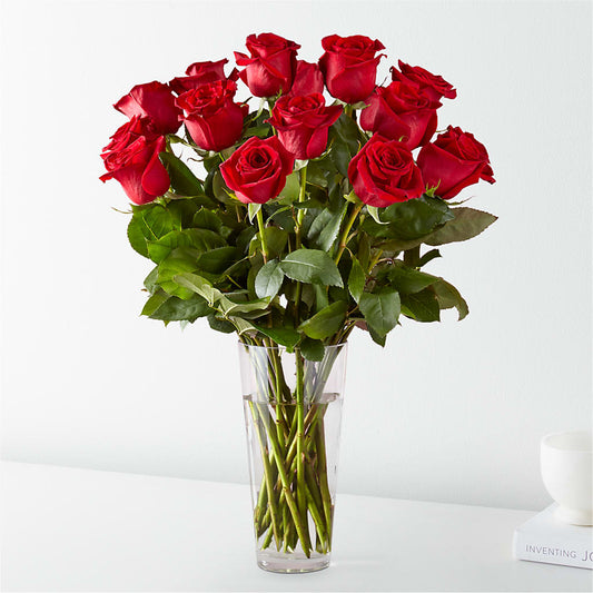 Long Stem Red Rose Bouquet – Herbert E Berg Florist Inc, Worcester MA