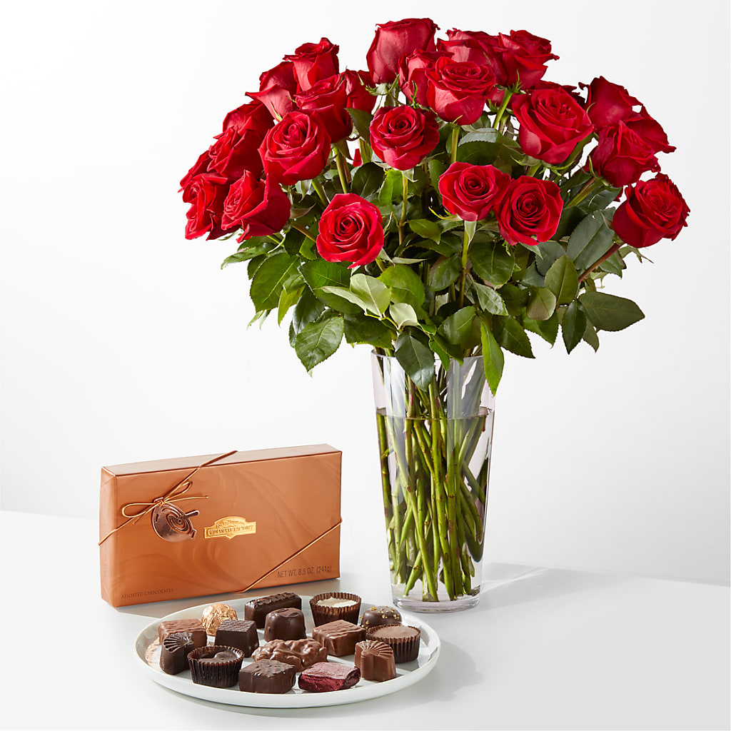 Romantic Long Stem Red Rose Bouquet Bundles – Herbert E Berg Florist Inc, Worcester MA
