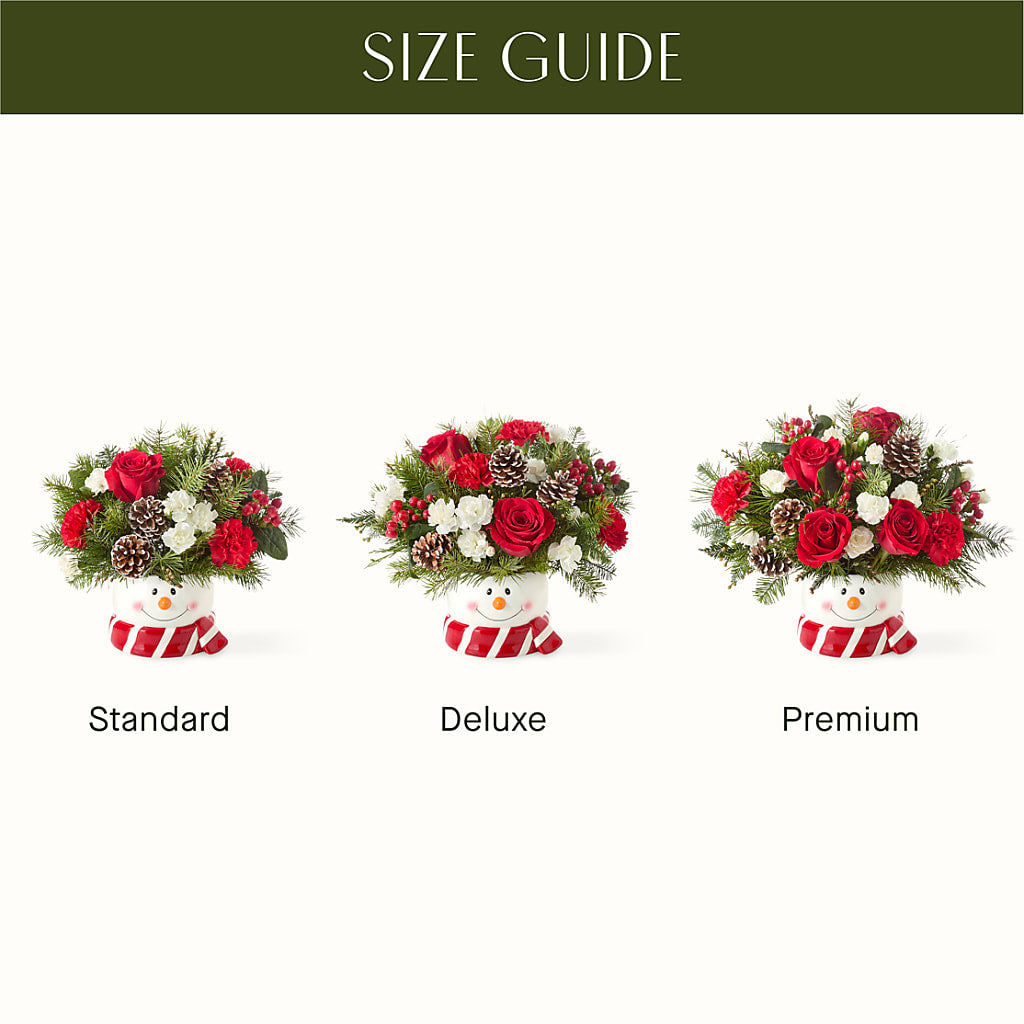 Jolly Snowman Bouquet – Herbert E Berg Florist Inc, Worcester MA