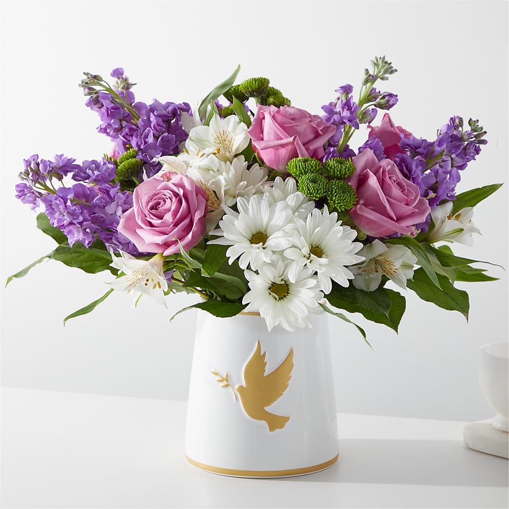 Garden of Peace Bouquet – Herbert E Berg Florist Inc, Worcester MA