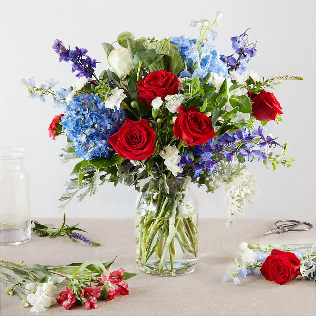 Star Spangled - A Florist Original – Herbert E Berg Florist Inc, Worcester MA