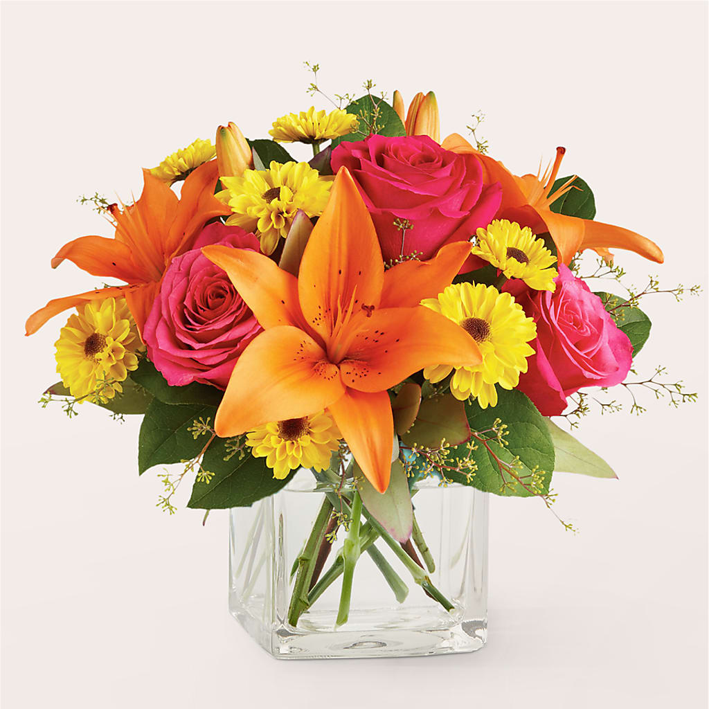 Neon Lights Bouquet – Herbert E Berg Florist Inc, Worcester MA