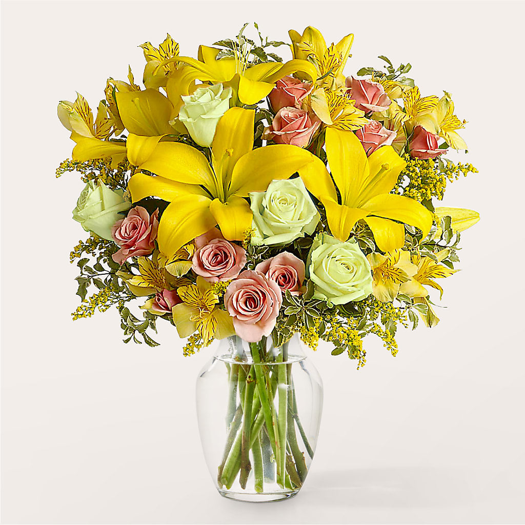 Sunburst Bouquet – Herbert E Berg Florist Inc, Worcester MA