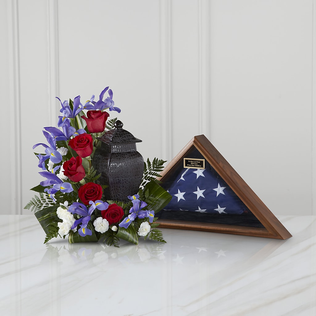Patriotic Tribute Arrangement – Herbert E Berg Florist Inc, Worcester MA