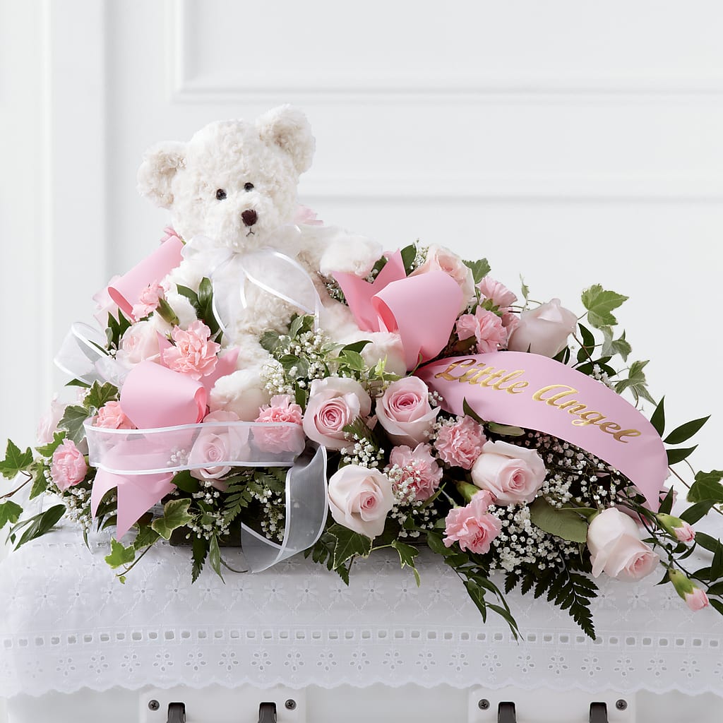 Touch of Sympathy Casket Spray – Herbert E Berg Florist Inc, Worcester MA