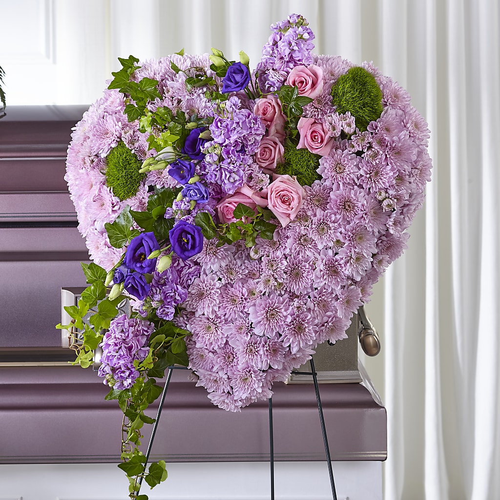 Treasured Love Standing Heart – Herbert E Berg Florist Inc, Worcester MA