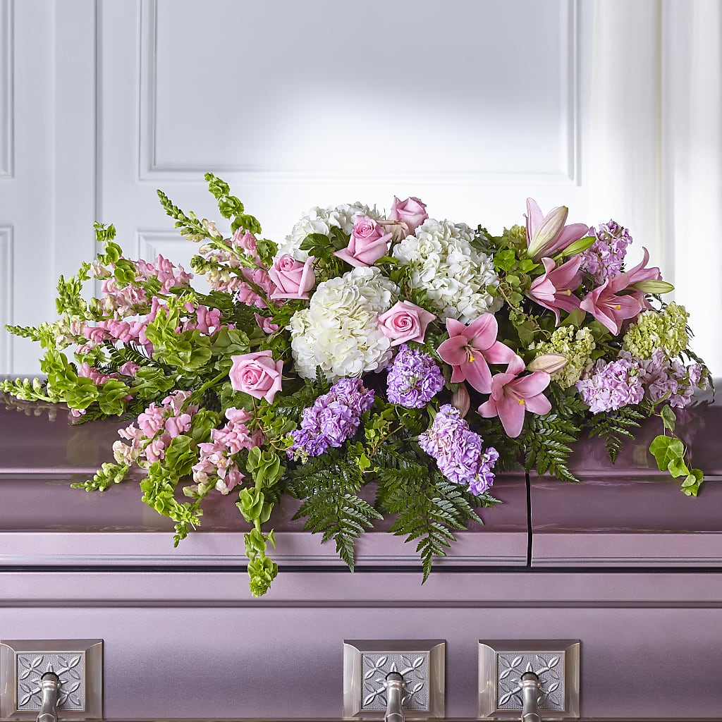 Life's Gratitude Casket Spray – Herbert E Berg Florist Inc, Worcester MA