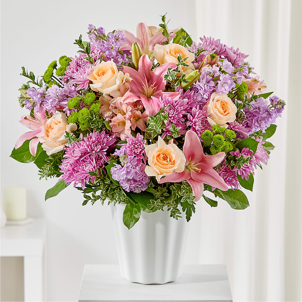 Supportive Embrace Tabletop Basket – Herbert E Berg Florist Inc, Worcester MA