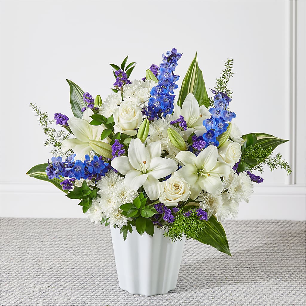 Take Comfort Floor Basket – Herbert E Berg Florist Inc, Worcester MA