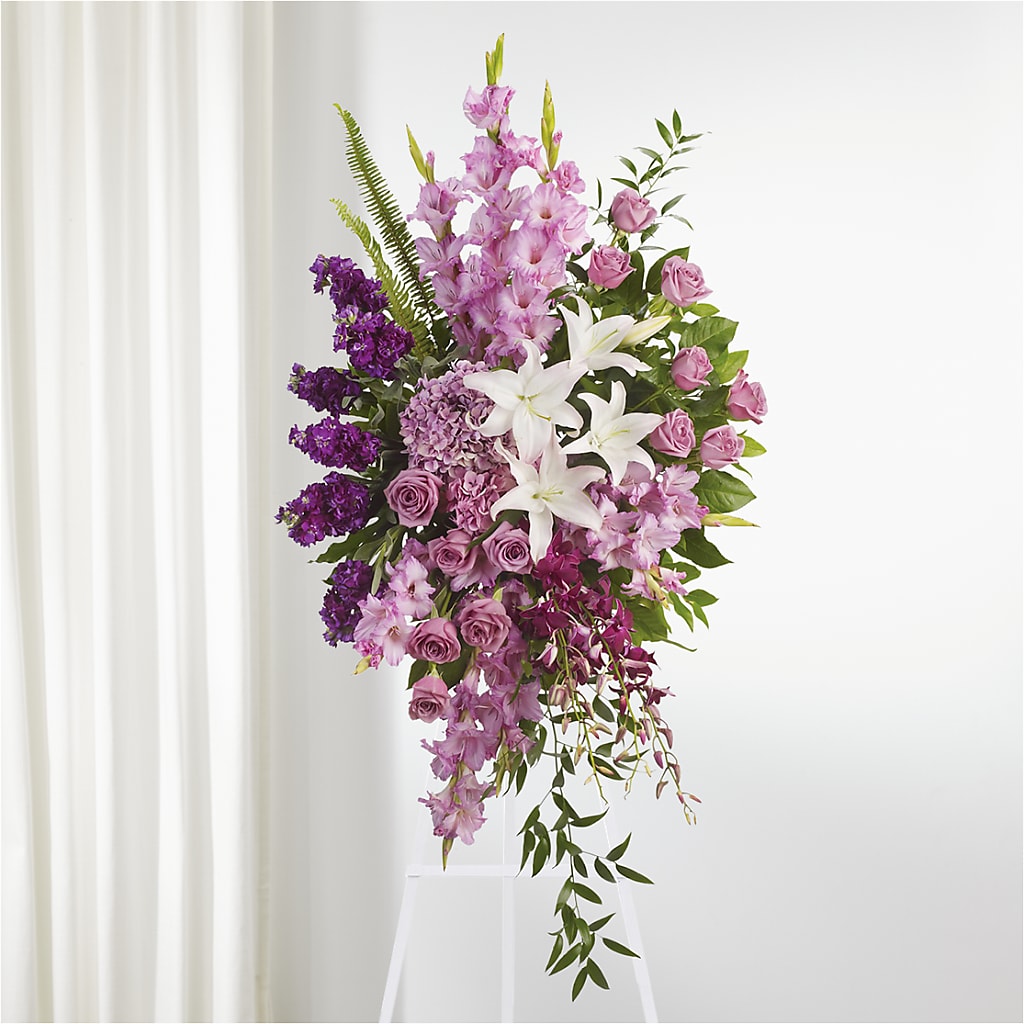 Never Alone Standing Spray – Herbert E Berg Florist Inc, Worcester MA
