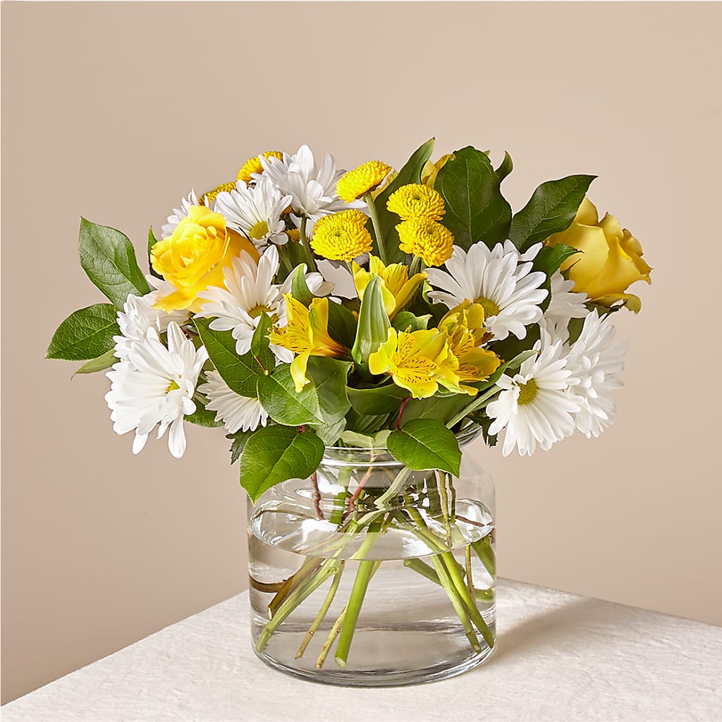 Sunny Sentiments Bouquet – Herbert E Berg Florist Inc, Worcester MA