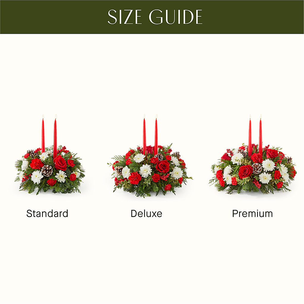 Holiday Soiree Centerpiece – Herbert E Berg Florist Inc, Worcester MA