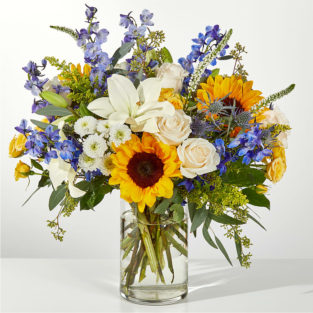 Wonderfully Sunny Bouquet – Herbert E Berg Florist Inc, Worcester MA