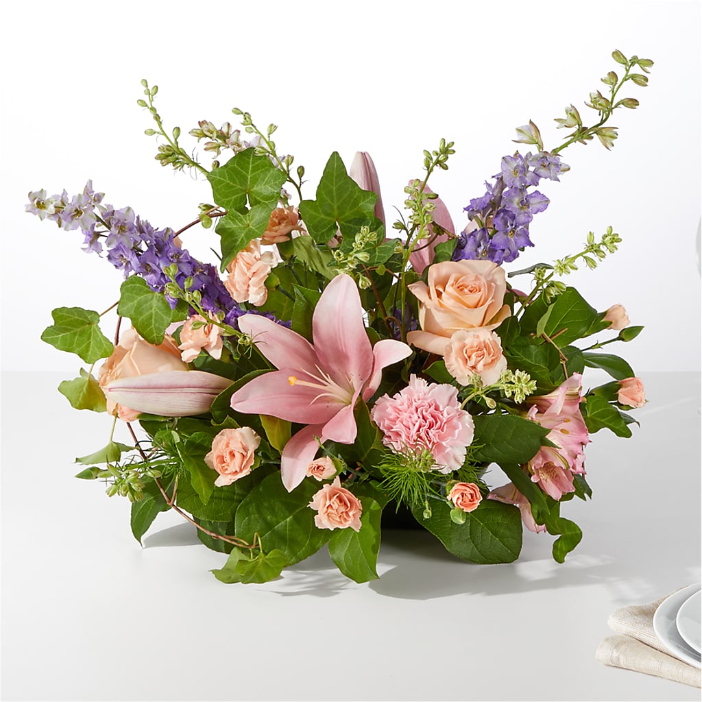 Blossom Time Centerpiece – Herbert E Berg Florist Inc, Worcester MA