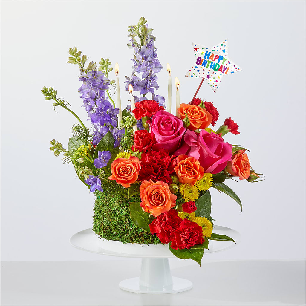 Best Year Yet Floral Cake – Herbert E Berg Florist Inc, Worcester MA