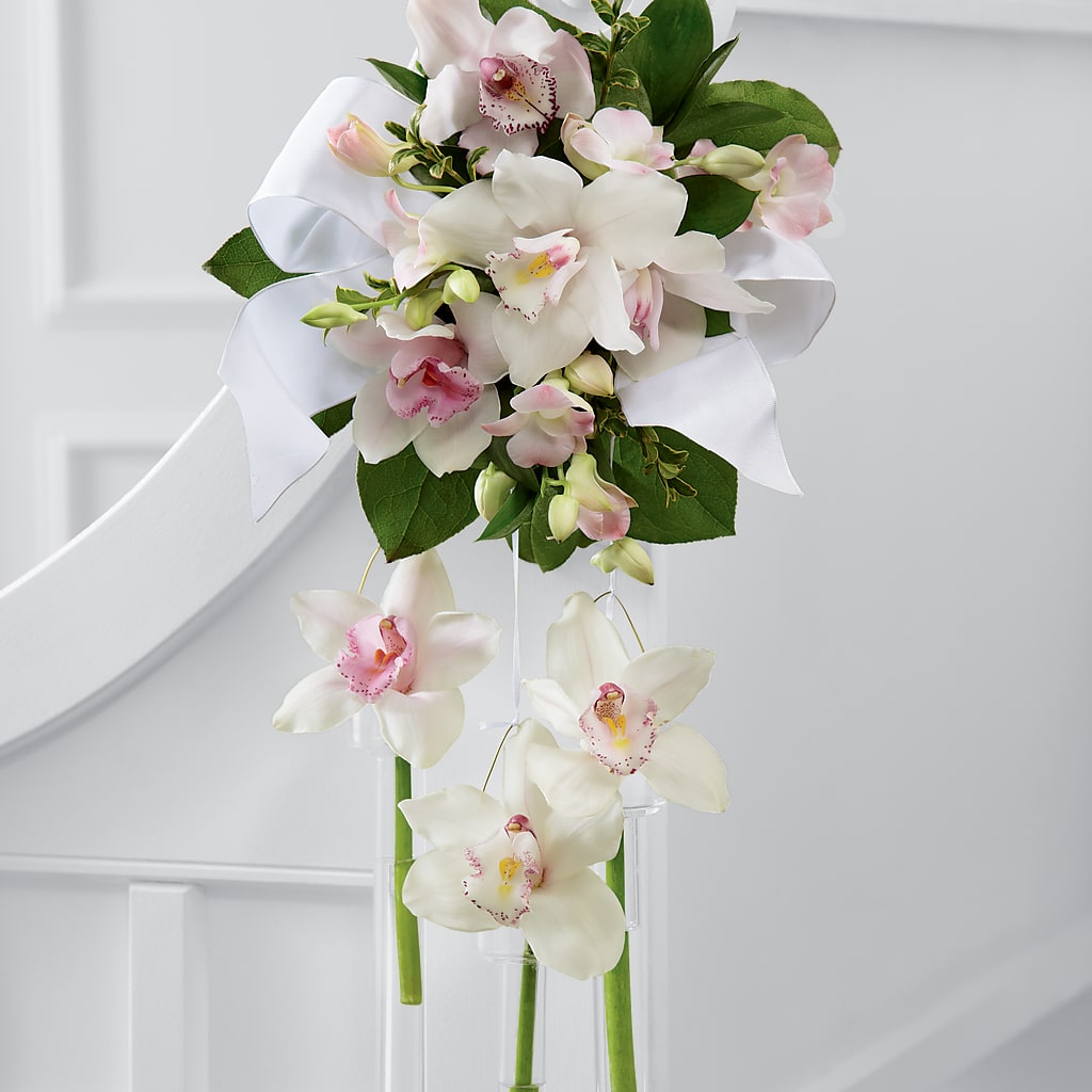Perfect Entrance Pew Arrangement – Herbert E Berg Florist Inc, Worcester MA