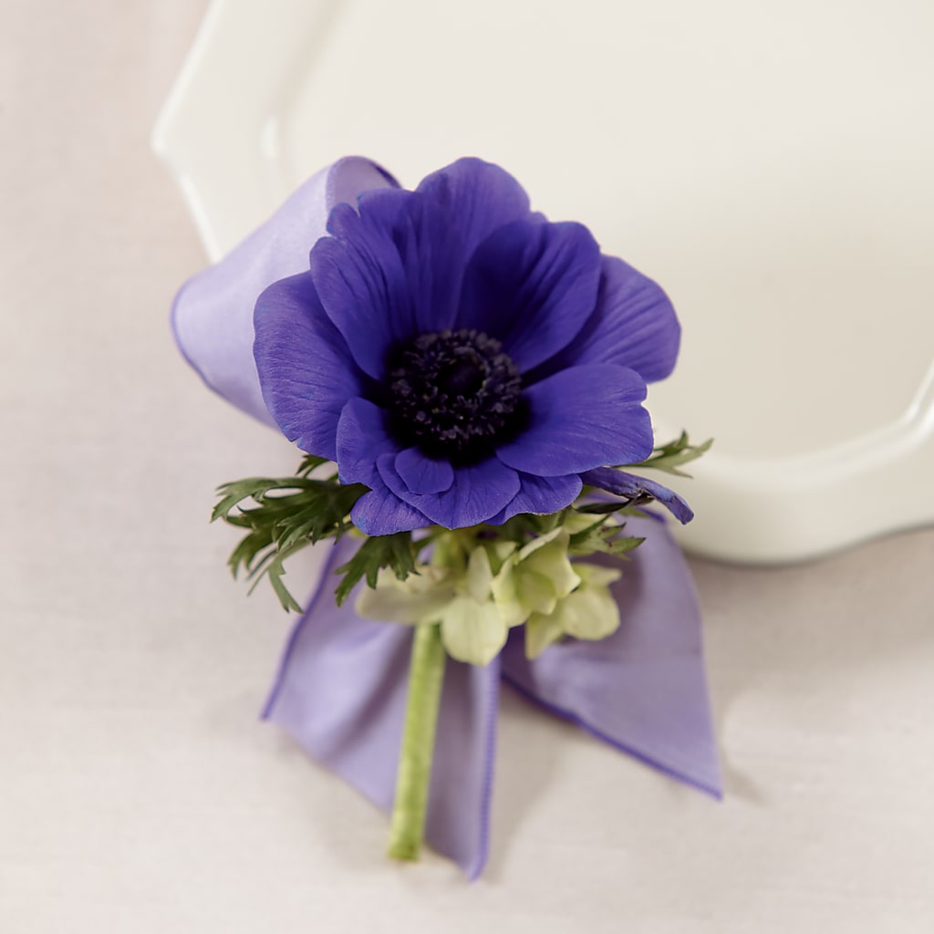 Purple Passion Boutonniere – Herbert E Berg Florist Inc, Worcester MA