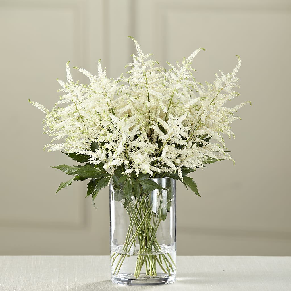 White Astilbe Bouquet – Herbert E Berg Florist Inc, Worcester MA