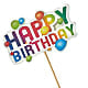 Happy Birthday Pick –  Herbert E Berg Florist Inc, Worcester MA