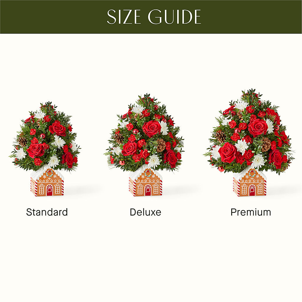 Spiced Gingerbread Tree –  Herbert E Berg Florist Inc, Worcester MA