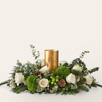 Chestnuts Roasting Centerpiece –  Herbert E Berg Florist Inc, Worcester MA