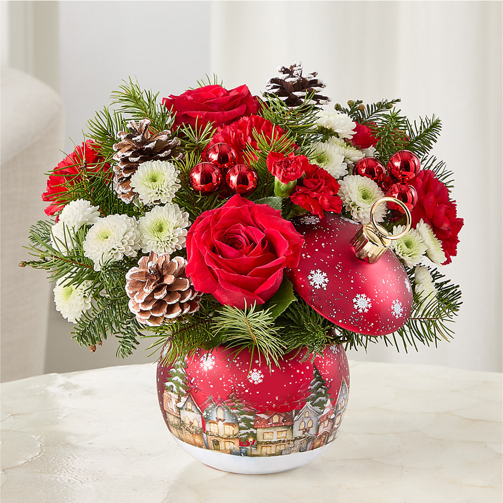 Christmas Carols Ornament –  Herbert E Berg Florist Inc, Worcester MA