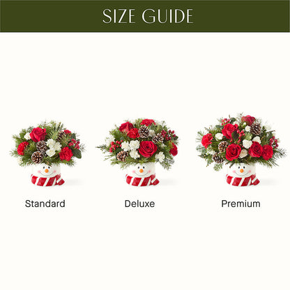Jolly Snowman Bouquet –  Herbert E Berg Florist Inc, Worcester MA