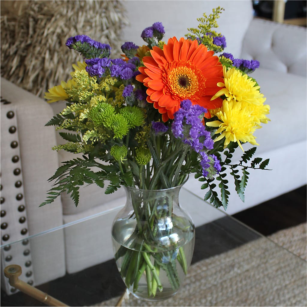 Marmalade Skies Bouquet –  Herbert E Berg Florist Inc, Worcester MA