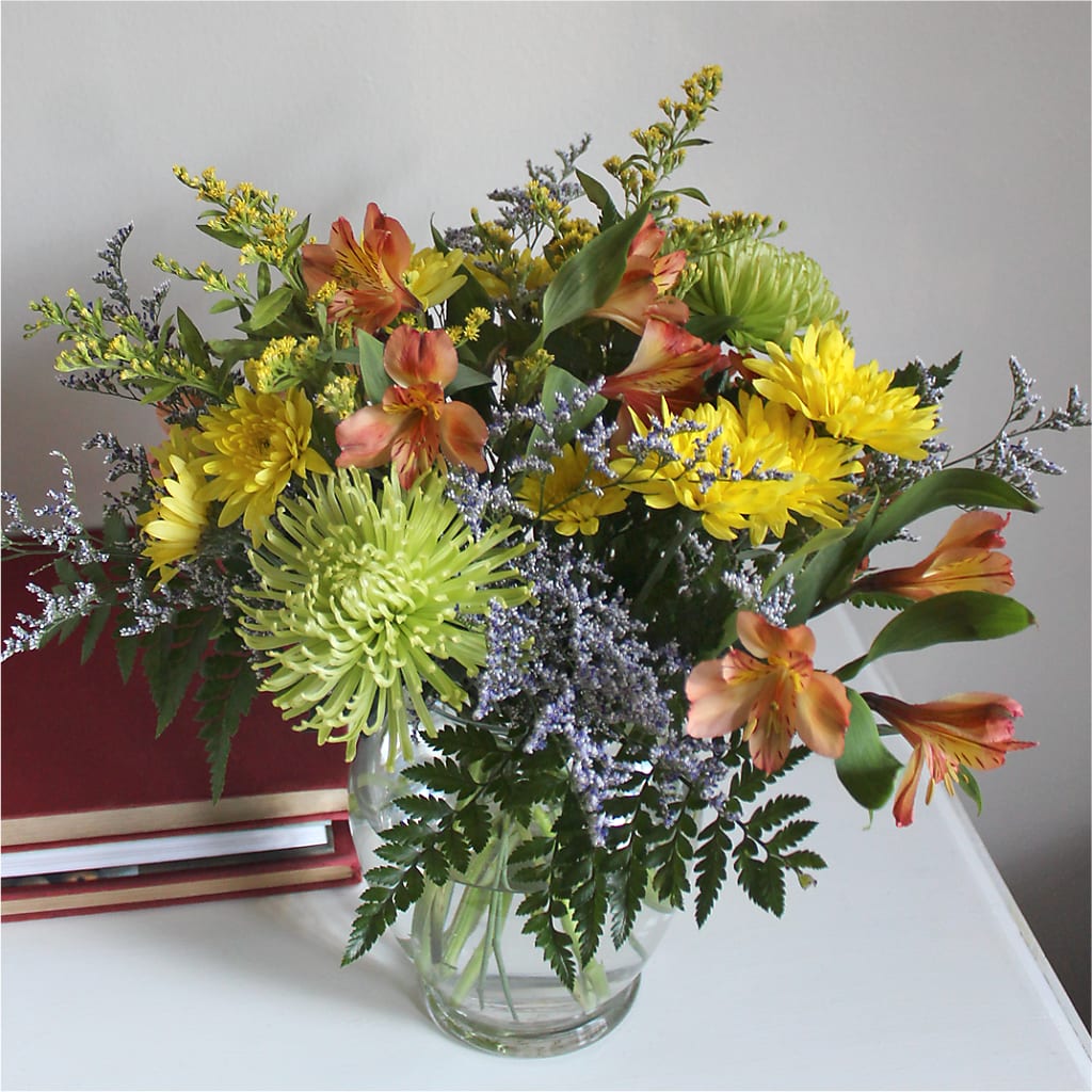 Marmalade Skies Bouquet –  Herbert E Berg Florist Inc, Worcester MA