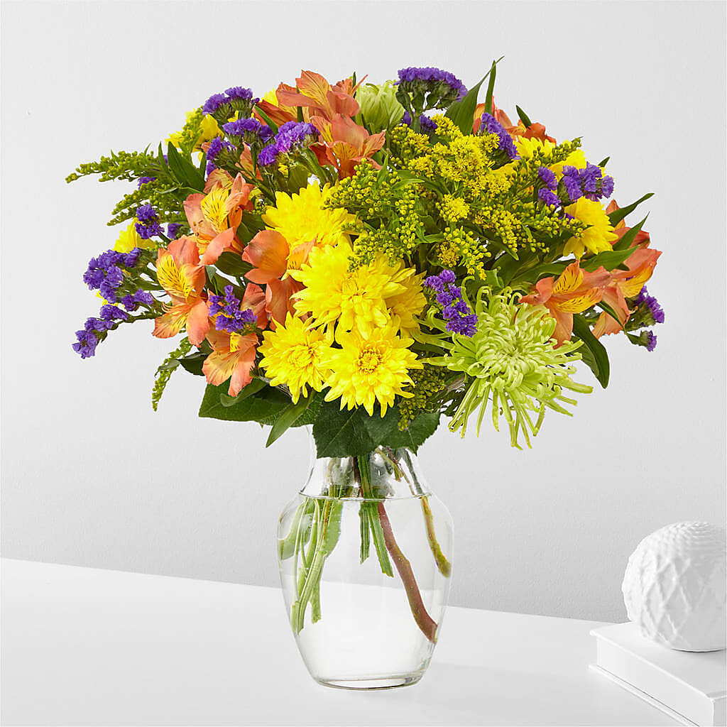 Marmalade Skies Bouquet –  Herbert E Berg Florist Inc, Worcester MA