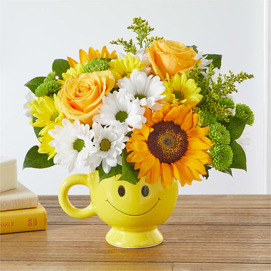 Be Happy Bouquet –  Herbert E Berg Florist Inc, Worcester MA