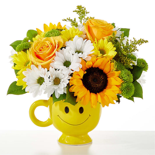Be Happy Bouquet –  Herbert E Berg Florist Inc, Worcester MA