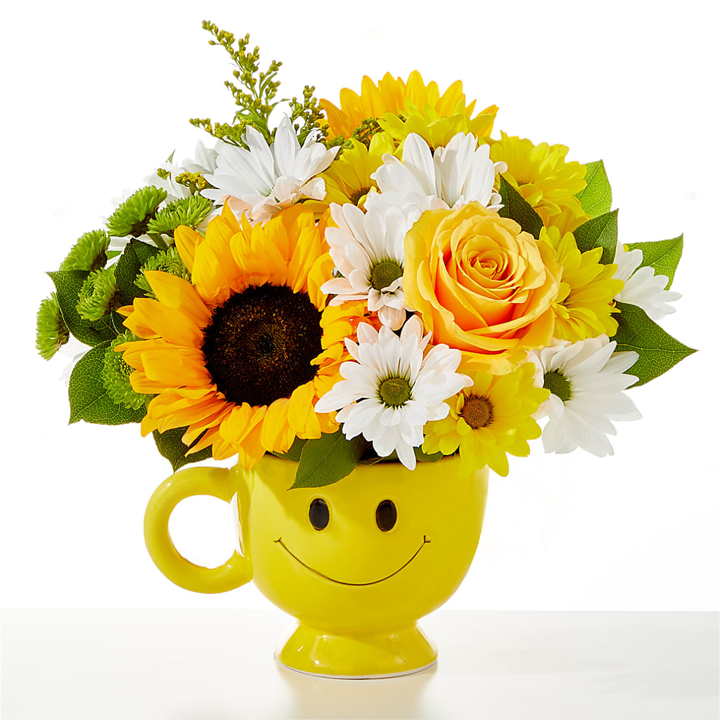 Be Happy Bouquet –  Herbert E Berg Florist Inc, Worcester MA