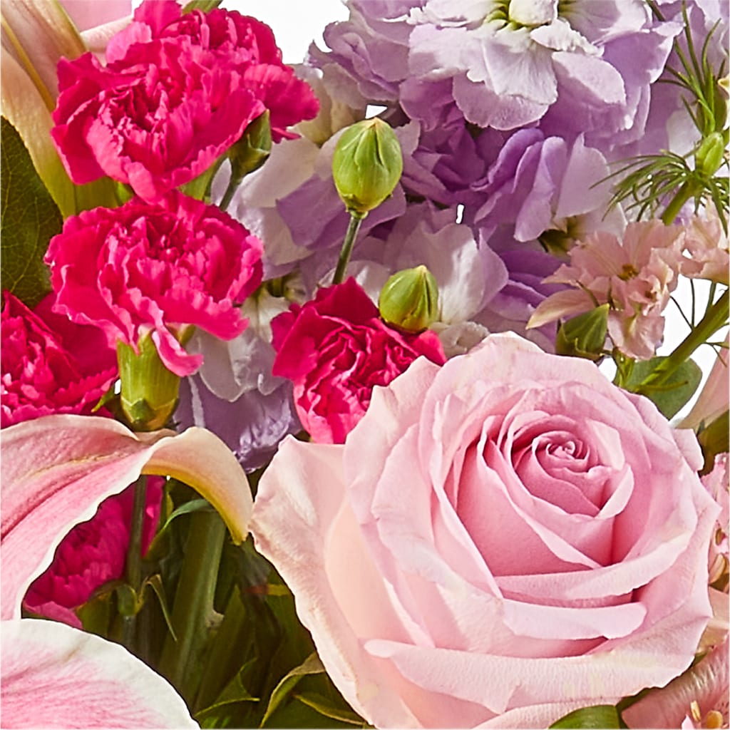 Mauvelous Bouquet –  Herbert E Berg Florist Inc, Worcester MA