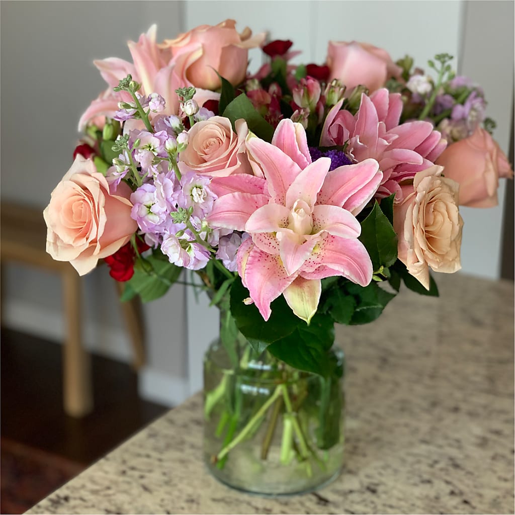 Romantique Bouquet –  Herbert E Berg Florist Inc, Worcester MA