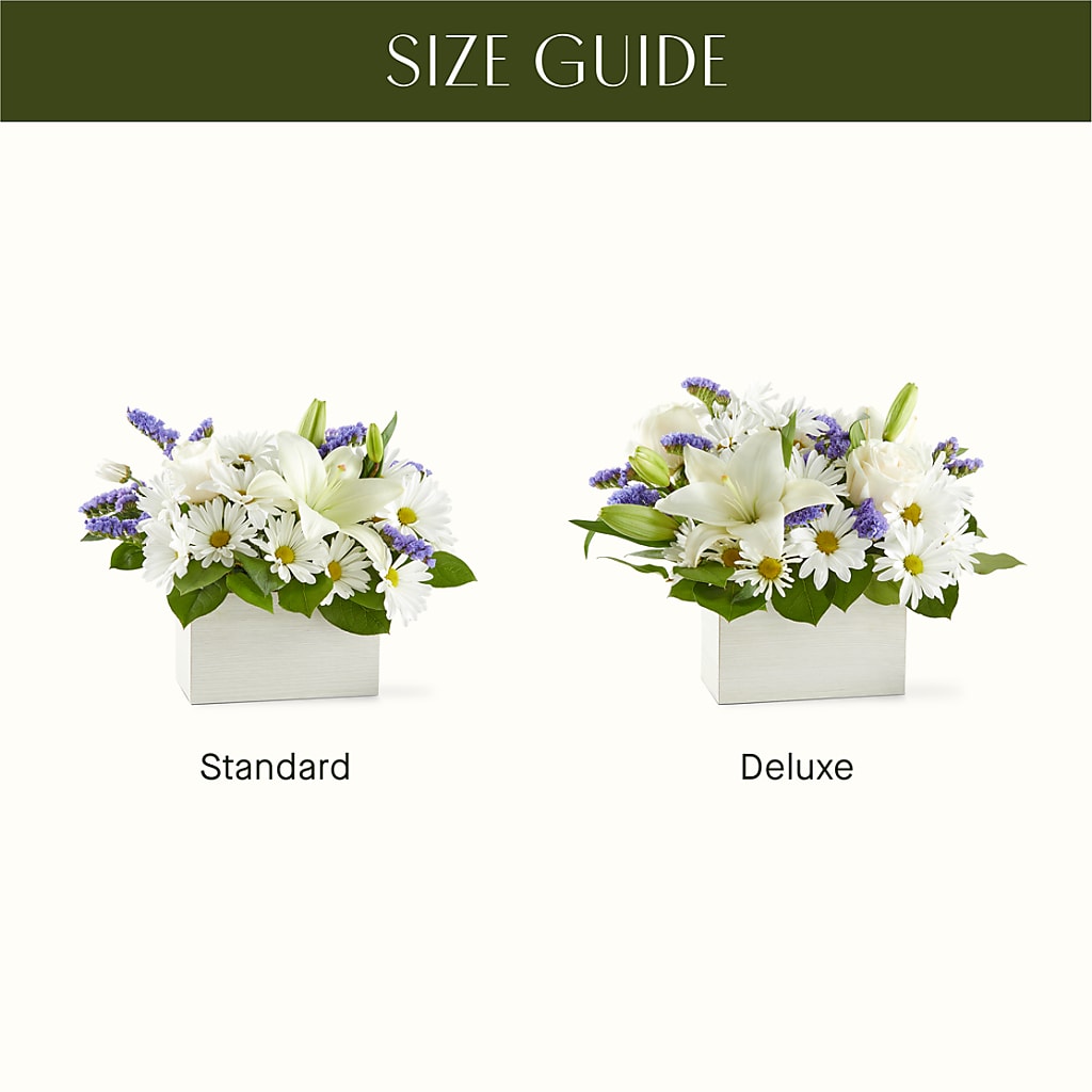 Beyond Blue Box Bouquet –  Herbert E Berg Florist Inc, Worcester MA