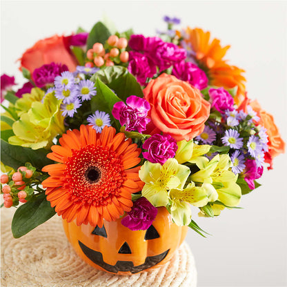 Tricks & Treats Pumpkin –  Herbert E Berg Florist Inc, Worcester MA
