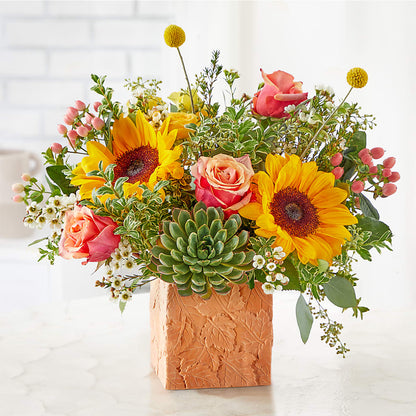 Sunflower Season Bouquet –  Herbert E Berg Florist Inc, Worcester MA