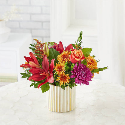 Burgundy Landscape Bouquet –  Herbert E Berg Florist Inc, Worcester MA