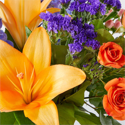 Radiant Citrus Bouquet –  Herbert E Berg Florist Inc, Worcester MA