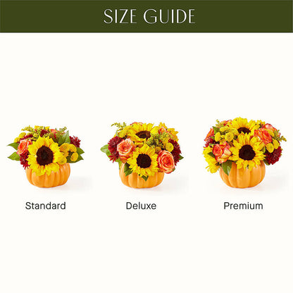 Golden Gourd Pumpkin Bouquet –  Herbert E Berg Florist Inc, Worcester MA