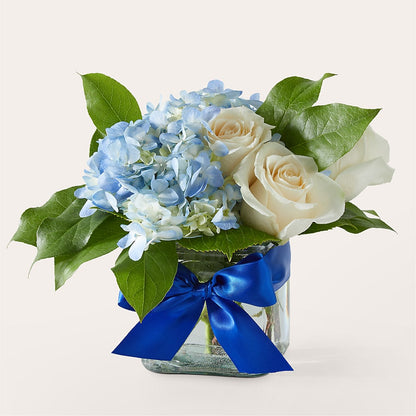 Sky Blue Delight Bouquet –  Herbert E Berg Florist Inc, Worcester MA