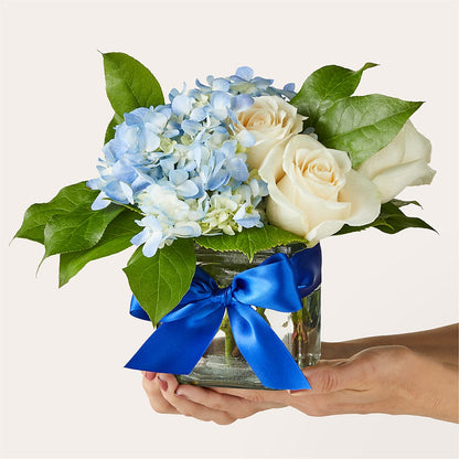 Sky Blue Delight Bouquet –  Herbert E Berg Florist Inc, Worcester MA