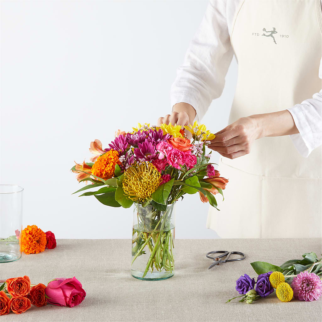 Feast of Color – A Florist Original –  Herbert E Berg Florist Inc, Worcester MA