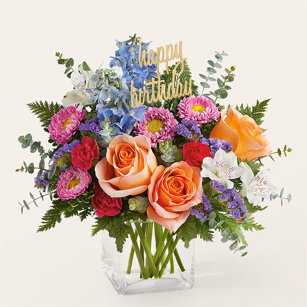 Birthday Bash Bouquet –  Herbert E Berg Florist Inc, Worcester MA