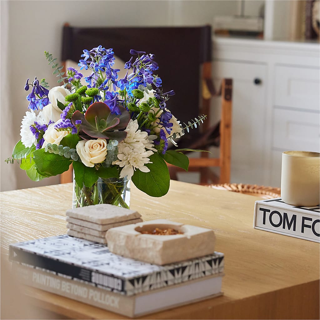 Cerulean Waves Bouquet –  Herbert E Berg Florist Inc, Worcester MA