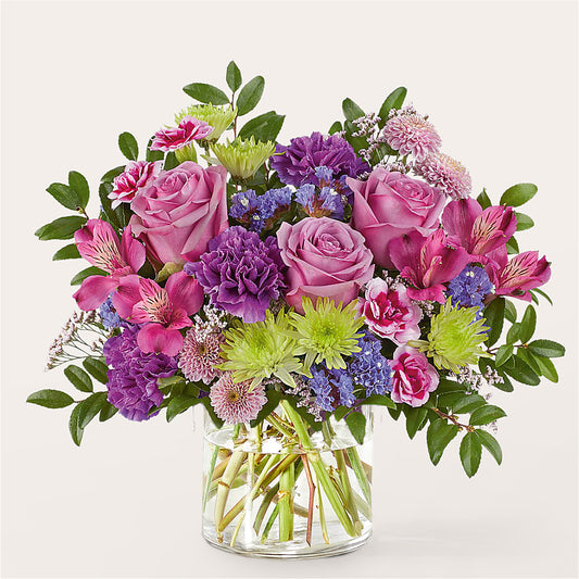 Glass Half Full Bouquet –  Herbert E Berg Florist Inc, Worcester MA