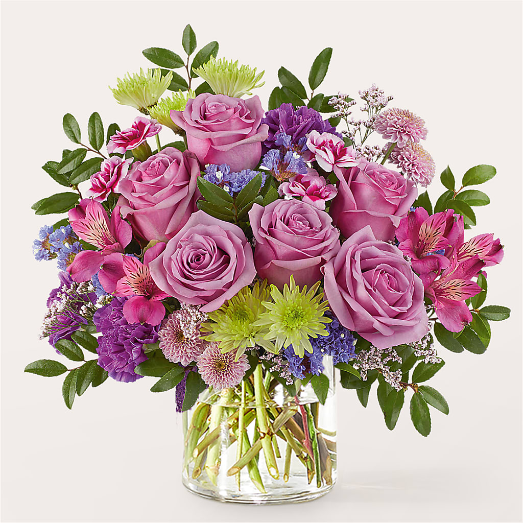 Glass Half Full Bouquet –  Herbert E Berg Florist Inc, Worcester MA