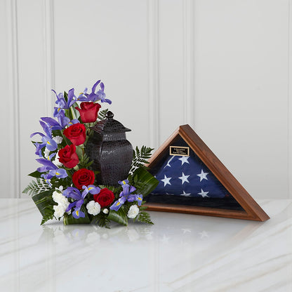 Patriotic Tribute Arrangement –  Herbert E Berg Florist Inc, Worcester MA