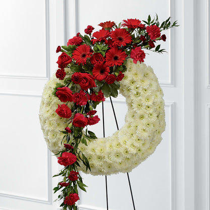 Graceful Tribute Wreath –  Herbert E Berg Florist Inc, Worcester MA